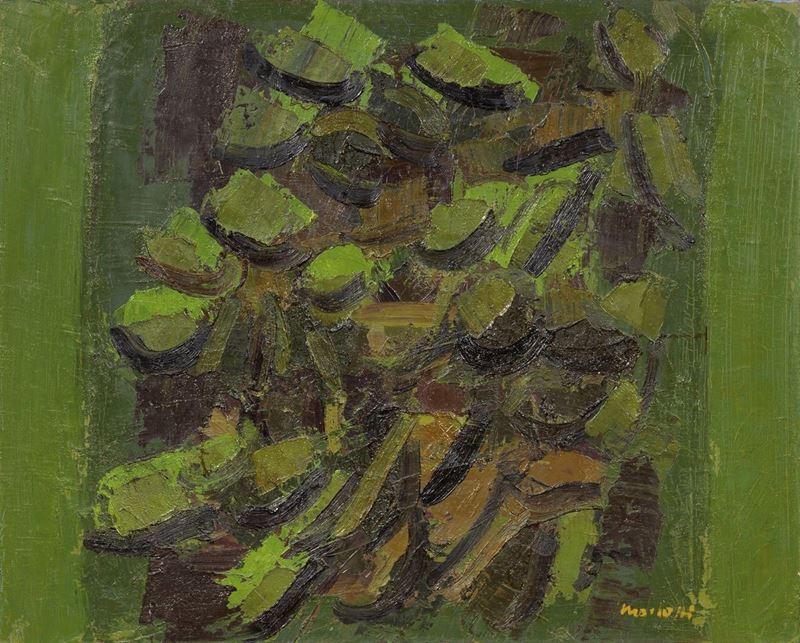 Ennio Morlotti - Foglie N. 1
