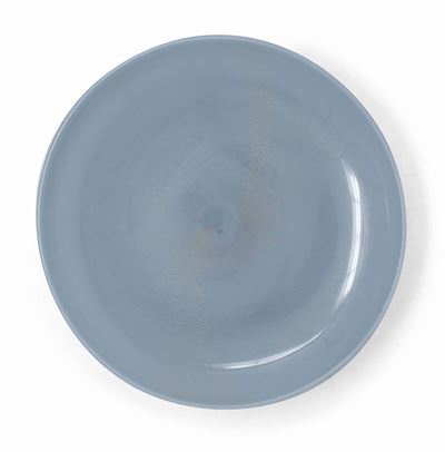 Archimede Seguso Ciotola in Vetro Soffiato Grigio