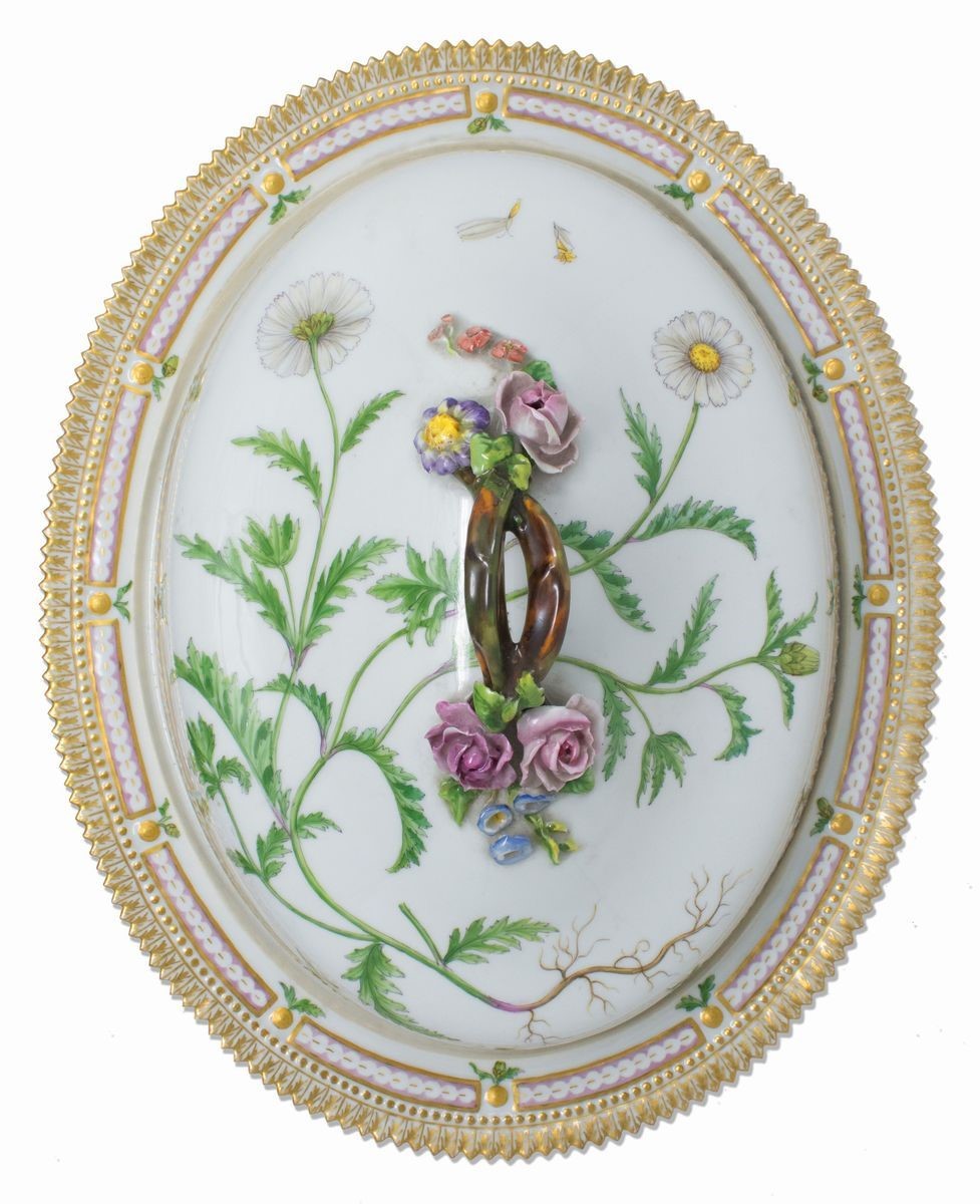 Prestigioso Servizio da Tavola in Porcellana Royal Copenhagen «flora Danica», Prima Metà del XX S...
