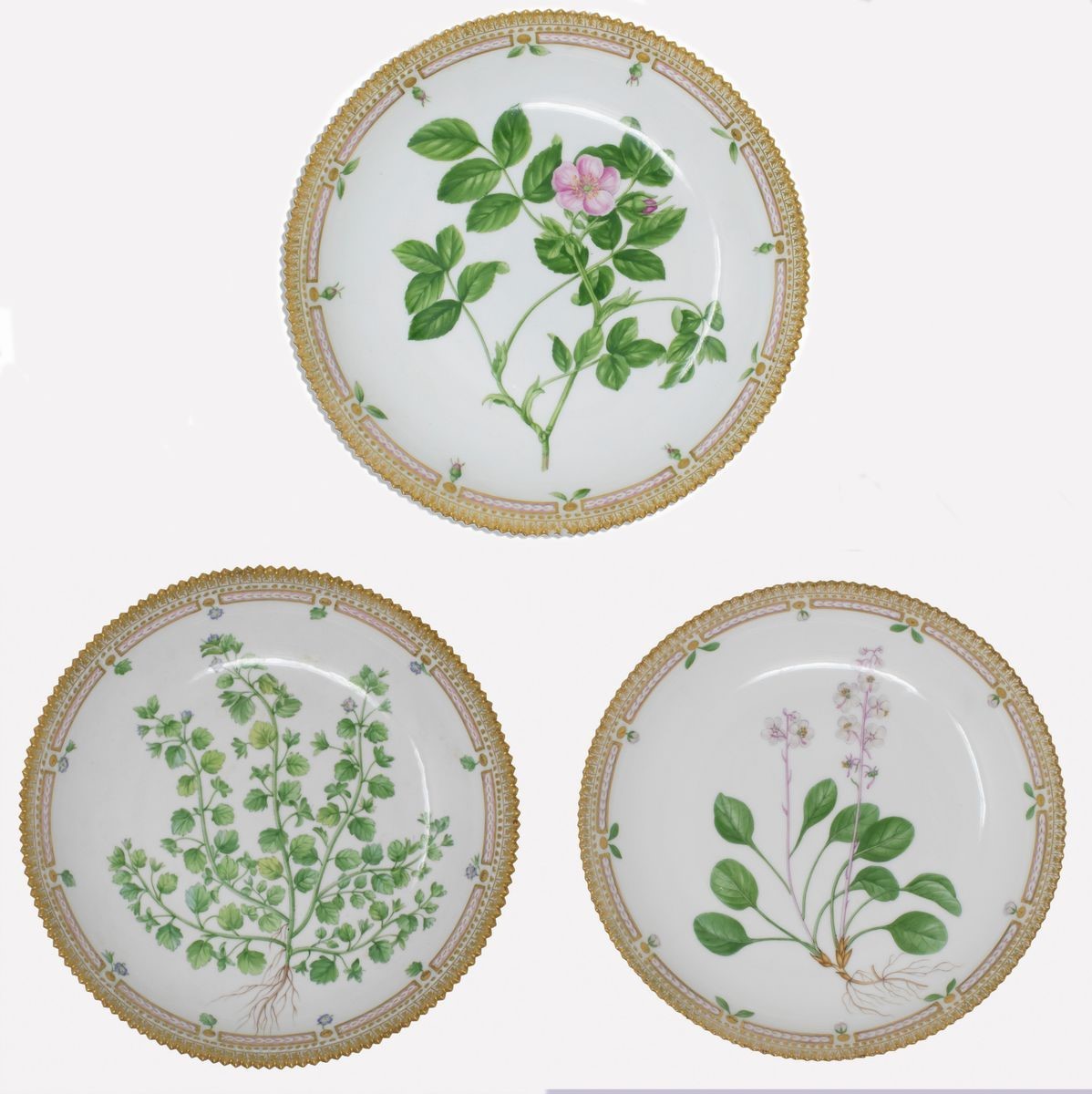 Prestigioso Servizio da Tavola in Porcellana Royal Copenhagen «flora Danica», Prima Metà del XX S...