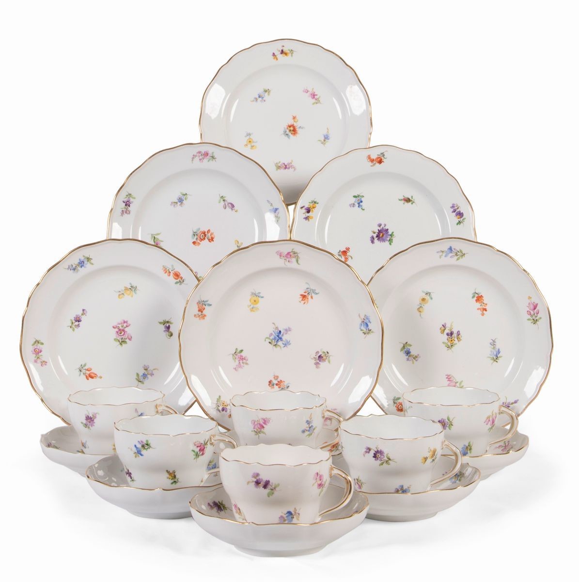 Servizio da Tè e Dolce in Porcellana Meissen