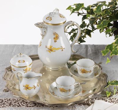 Servizio Tête À Tête da Caffè in Porcellana Meissen