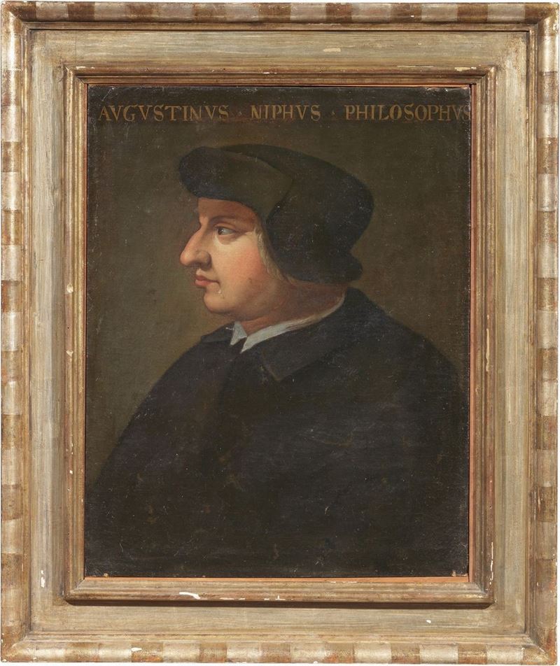 Maestro Fiorentino Vicino a Cristofano Dell'altissimo - Ritratto del Filosofo Agostino Nifo