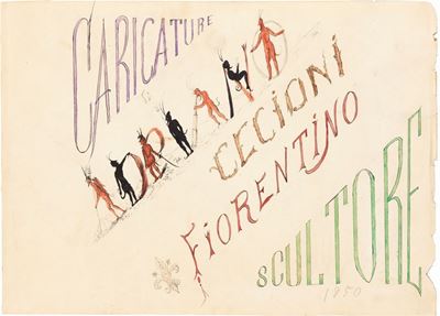Importante Album con Venti Caricature