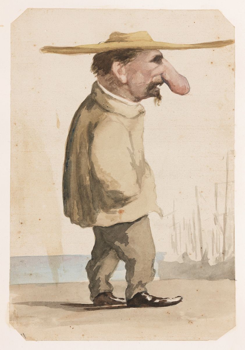 Adriano Cecioni - Importante Album con Venti Caricature