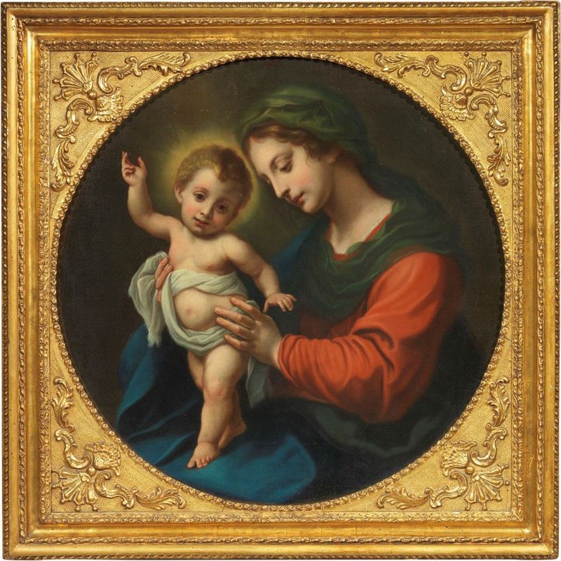 Scuola Fiorentina del XVII Secolo - Madonna con Gesù Bambino
