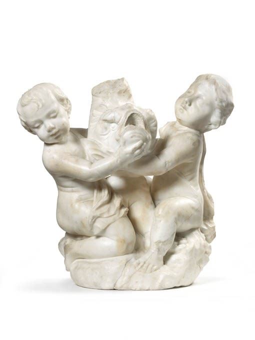 Putti con delfino