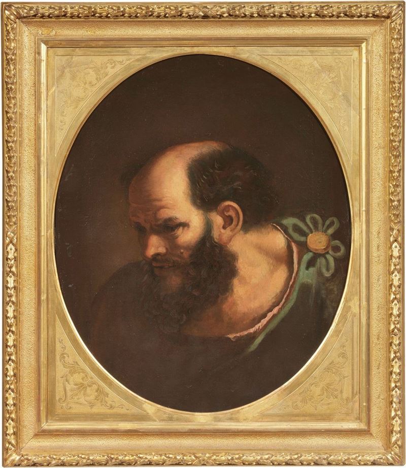 Scuola Romana del XVII Secolo - Ritratto Virile