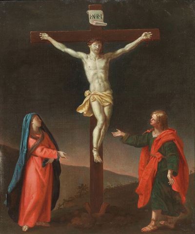 Crocifissione con Maria e San Giovanni