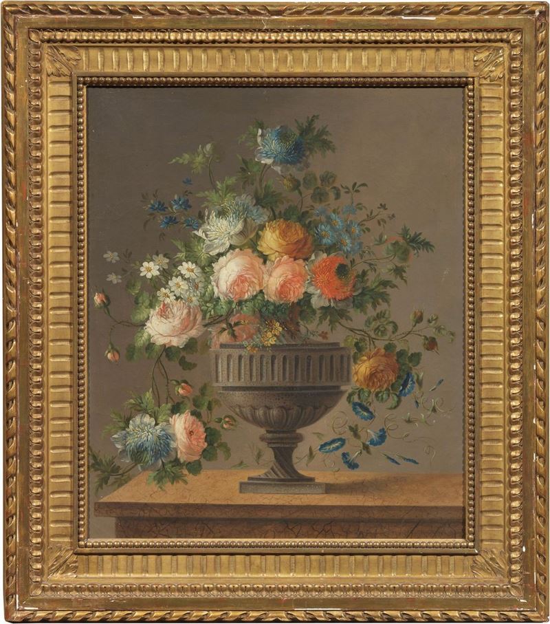 Scuola Francese del XVIII Secolo - Vaso di Fiori