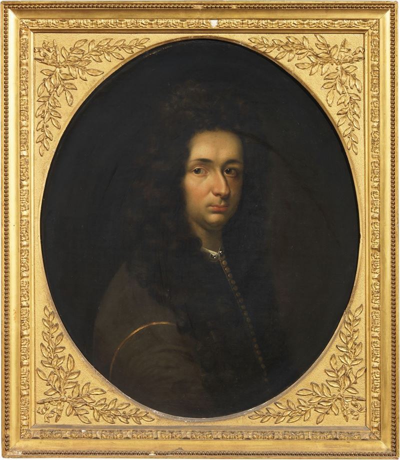 Scuola Fiamminga Fine XVII Secolo - Ritratto di Gentiluomo