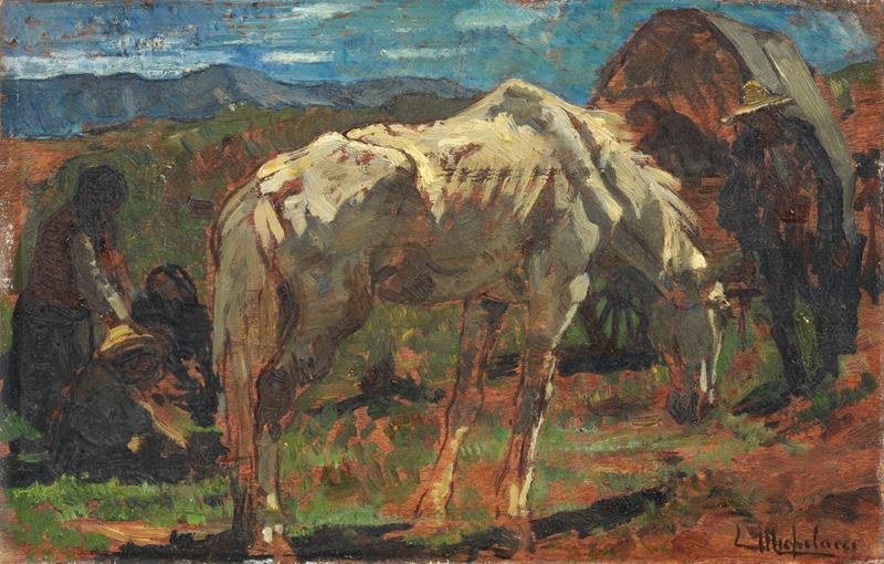 Luigi Michelacci - Cavallo con Figura