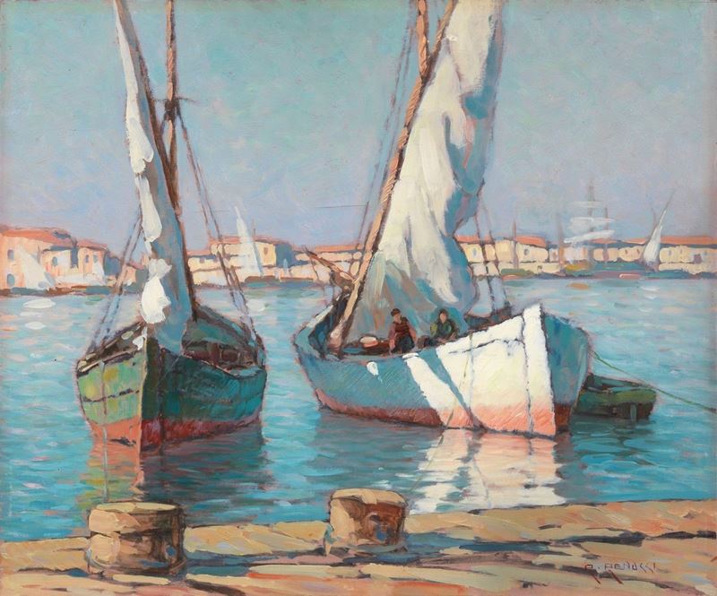 Renuccio Renucci - Barche All'ormeggio