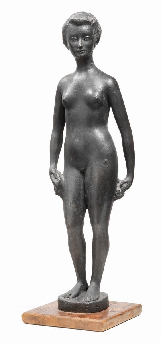 Quinto Martini - Nudo di Donna con Drappo