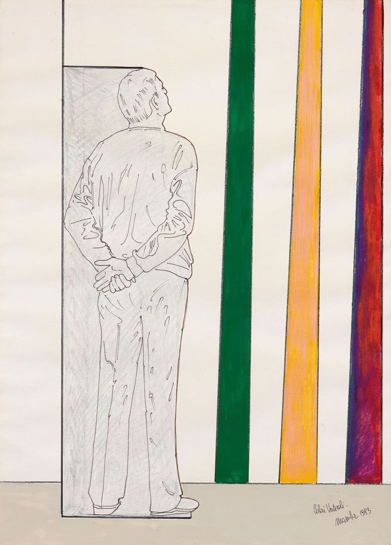 Renato Mambor - Colori Verticali