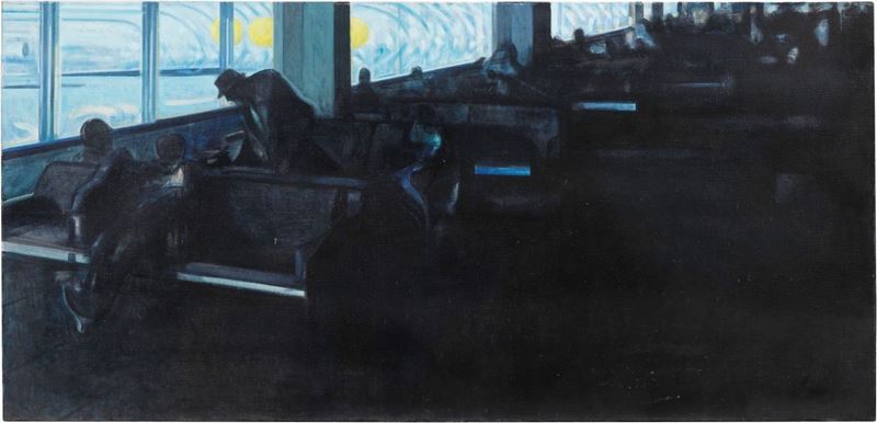 Piero Guccione - Attesa di Partire N. 9