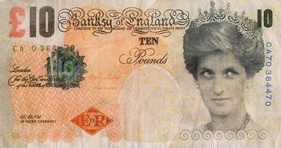 DI-faced Tenners (banksy Of England)