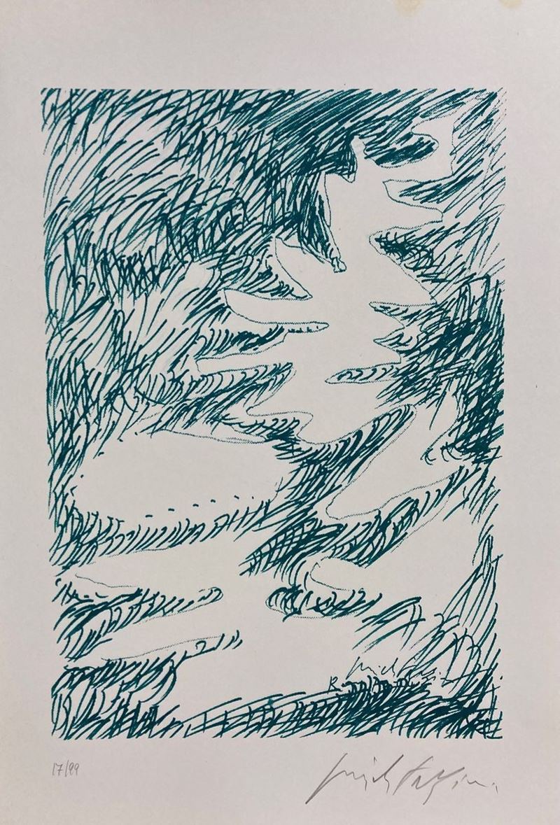 Pericle Fazzini - Cartella «omaggio a Senghor»