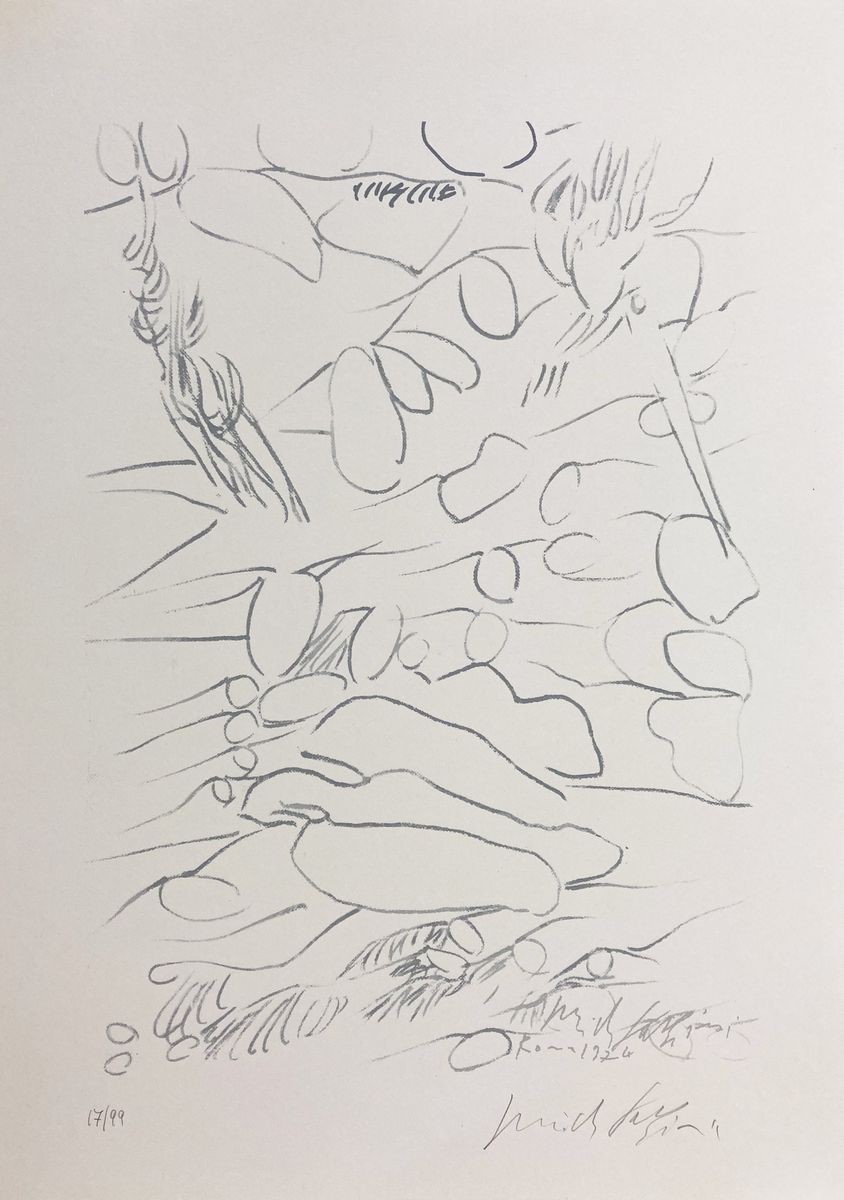 Pericle Fazzini - Cartella «omaggio a Senghor»