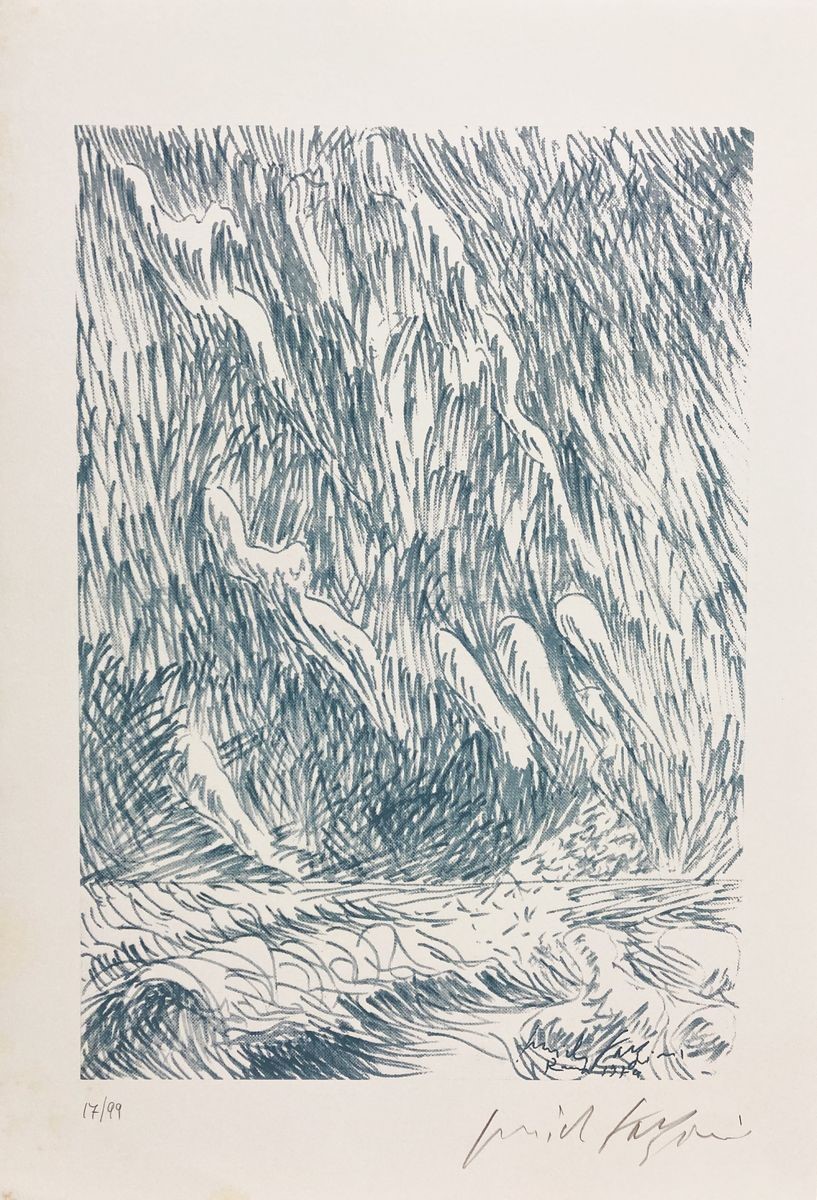 Pericle Fazzini - Cartella «omaggio a Senghor»