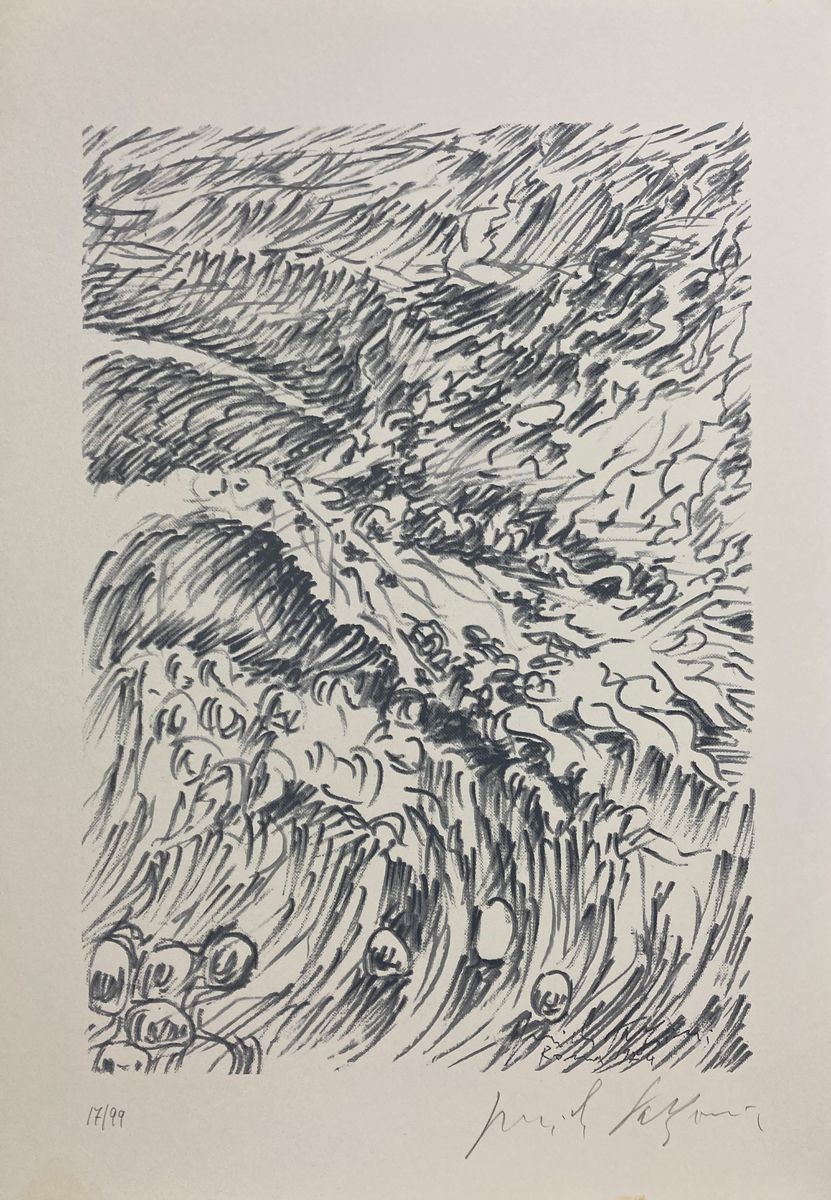 Pericle Fazzini - Cartella «omaggio a Senghor»