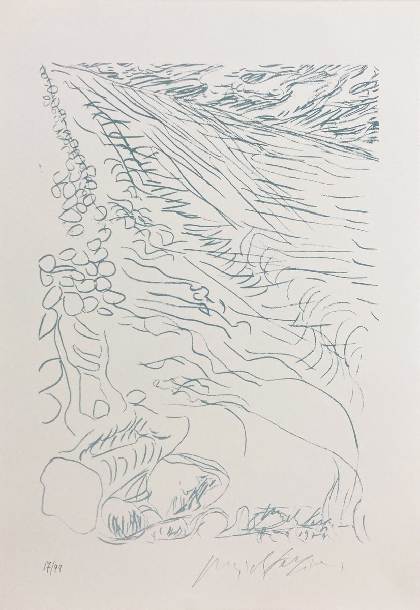 Pericle Fazzini - Cartella «omaggio a Senghor»