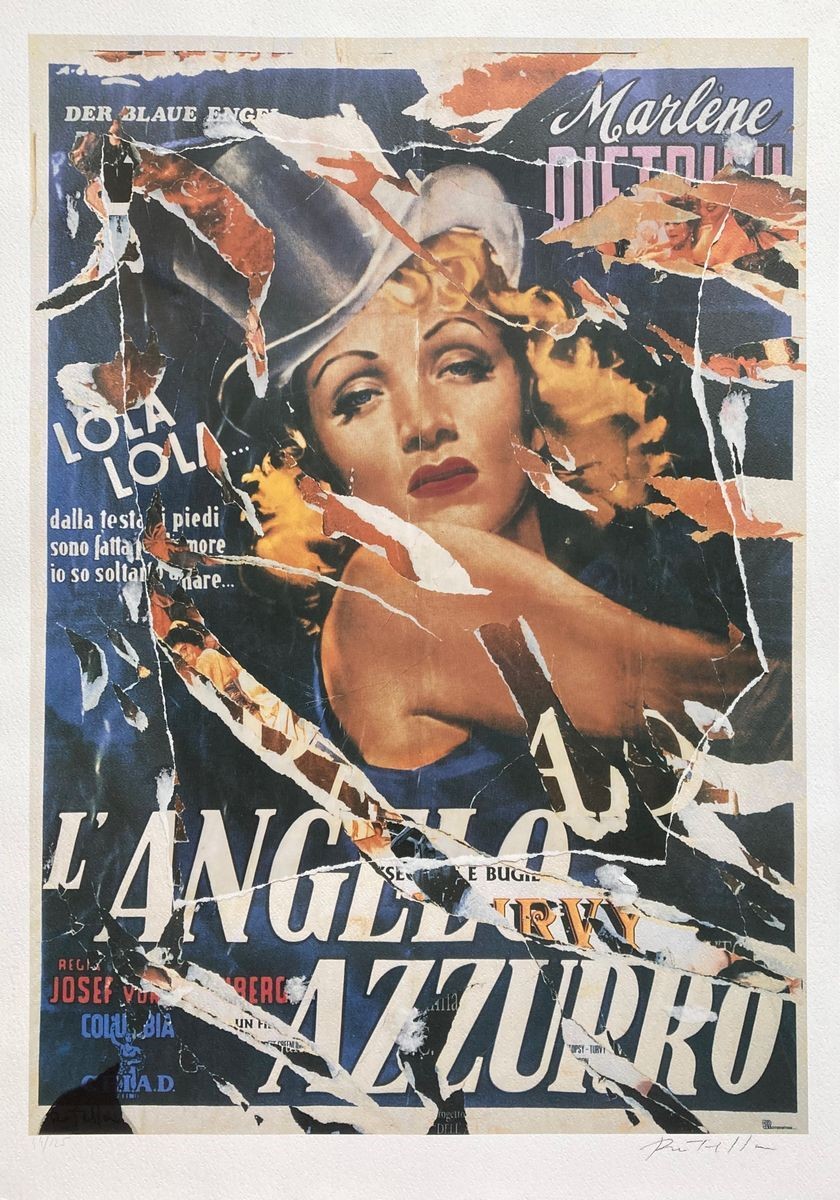 Mimmo Rotella - «pazzo per le Donne» e «L'angelo Azzurro»