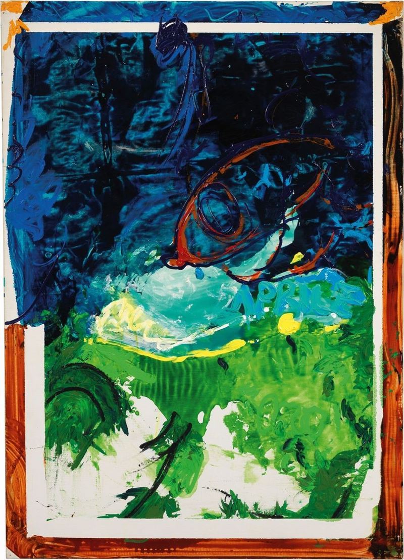 Mario Schifano - Aprile (pesce)
