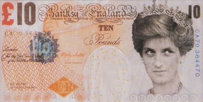 DI-faced Tenners (banksy Of England)