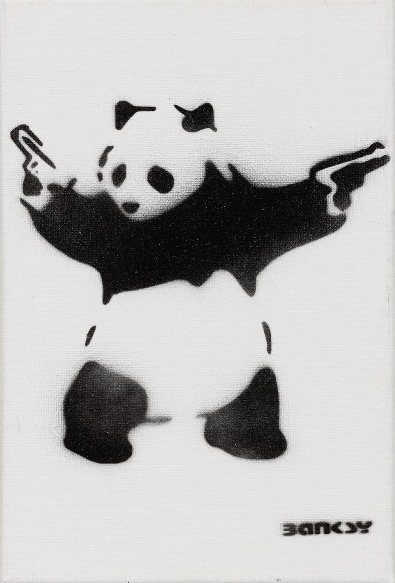 Banksy - Panda With Guns