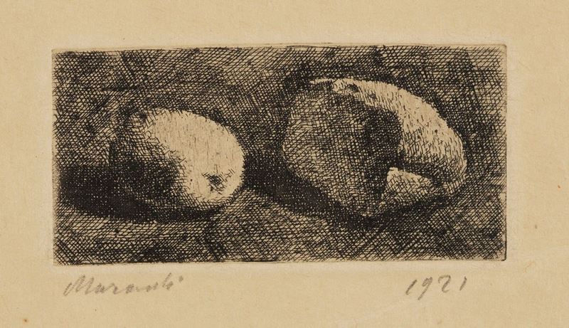 Giorgio Morandi - Natura Morta con Pane e Limone