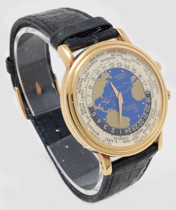 Andersen Columbus Worldtimer orologio da polso