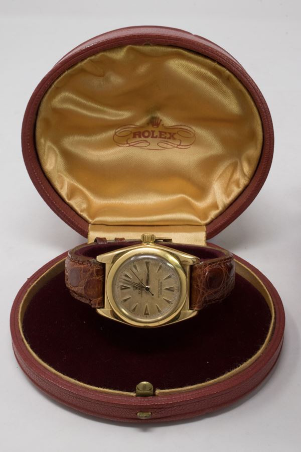 Rolex Oyster Perpetual Ovetto orologio ref. 3372, anni Cinquanta