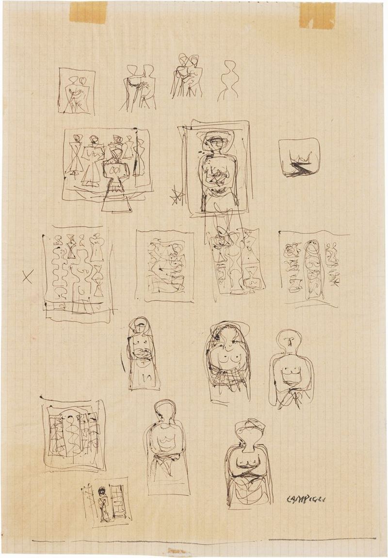 Massimo Campigli - Donne