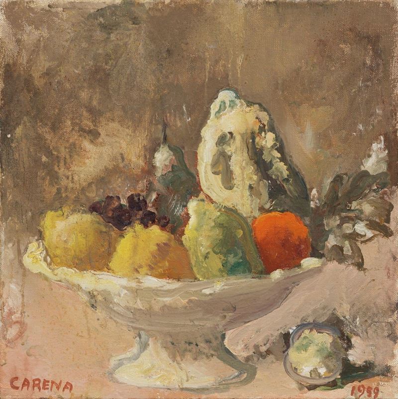 Felice Carena - Alzata di Frutta
