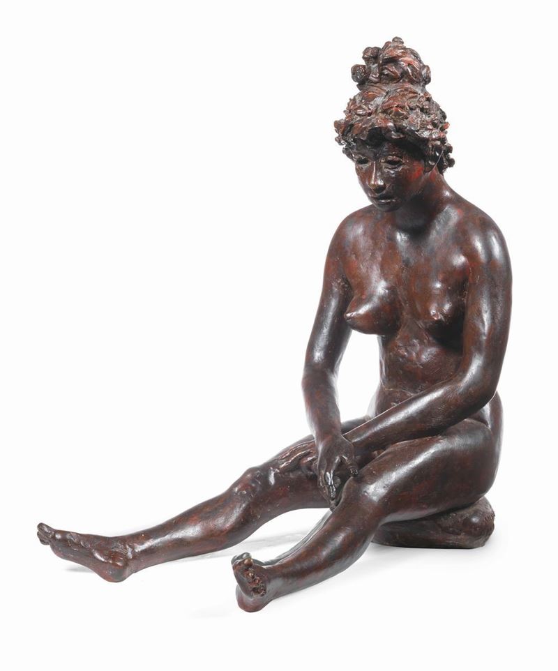 Francesco Messina - Nudo di Donna Seduto