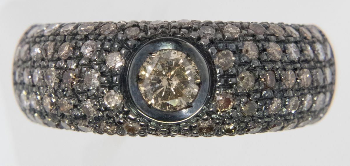 Anello in Oro Rosa e Brillanti