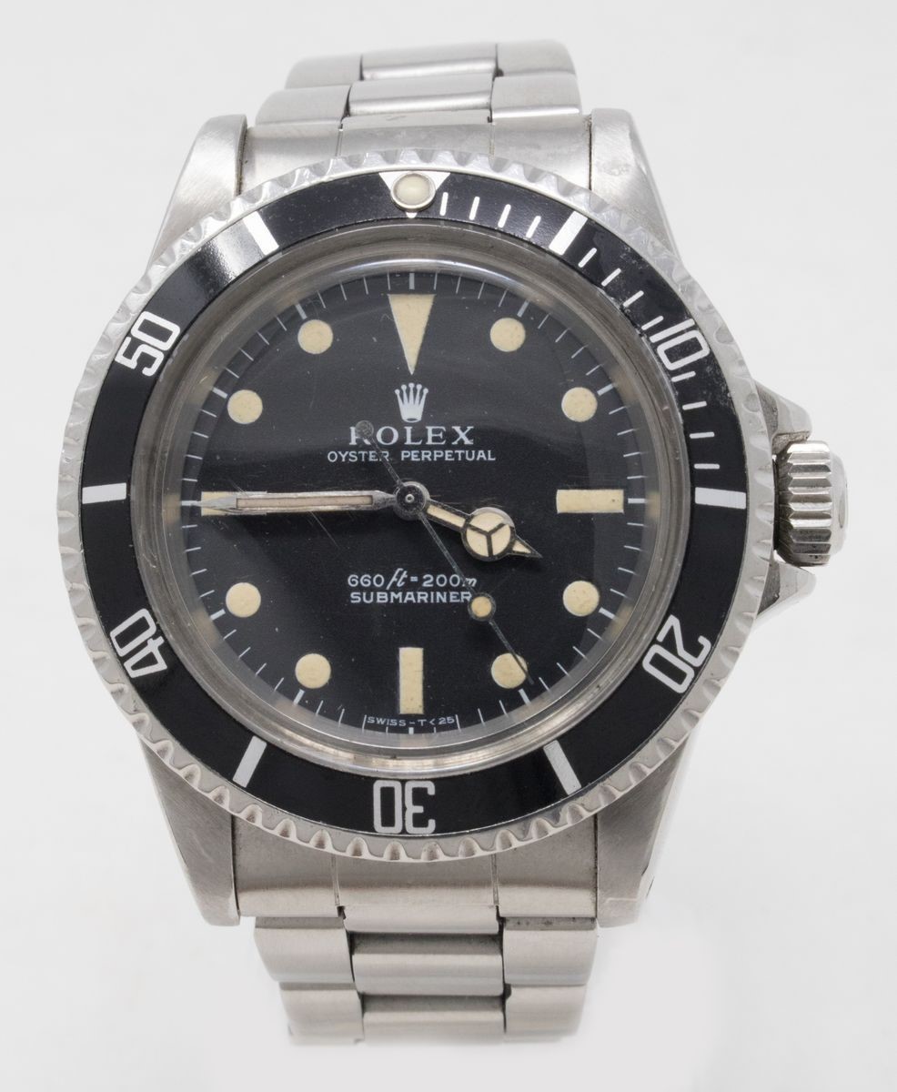 Rolex Oyster Perpetual Submariner Orologio Ref. 5513, Anni Settanta