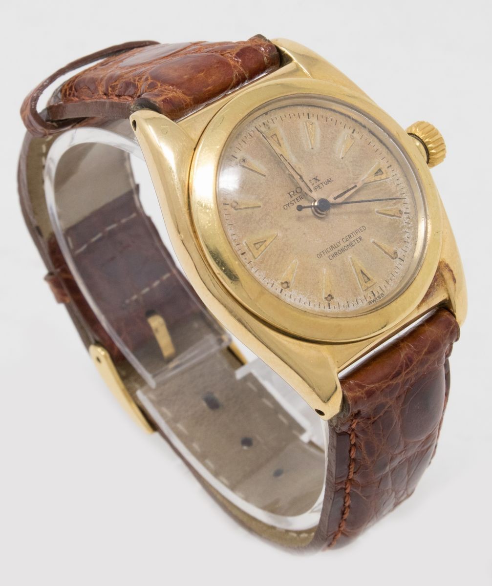 Rolex Oyster Perpetual Ovetto Orologio Ref. 3372, Anni Cinquanta