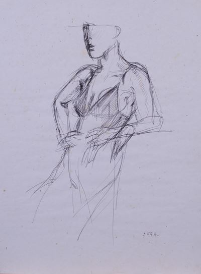 «figura di Donna» e «donna al Tavolino»