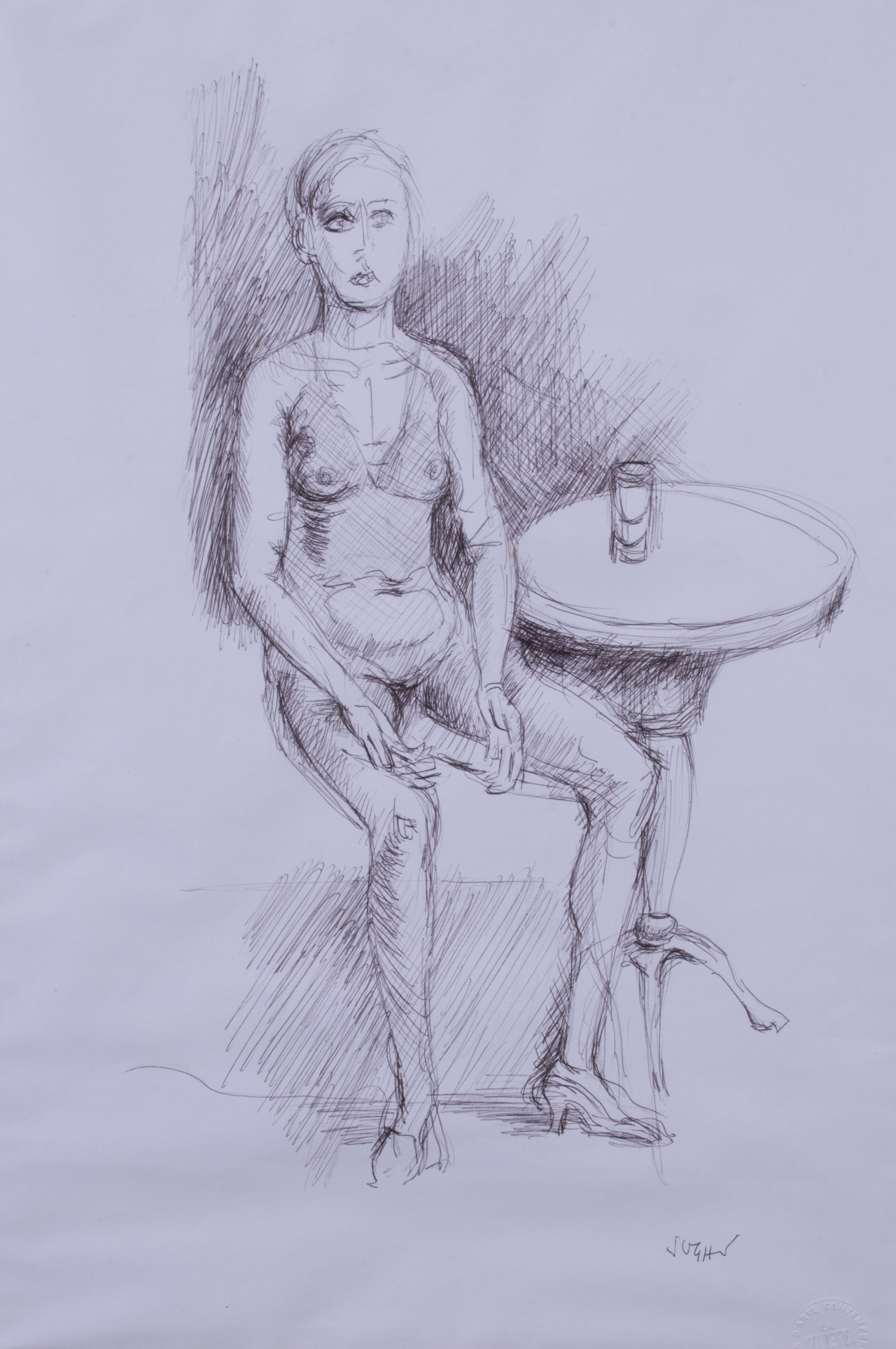 Alberto Sughi - «figura di Donna» e «donna al Tavolino»