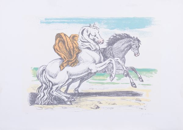 Giorgio de Chirico - Cavalli sulla spiaggia