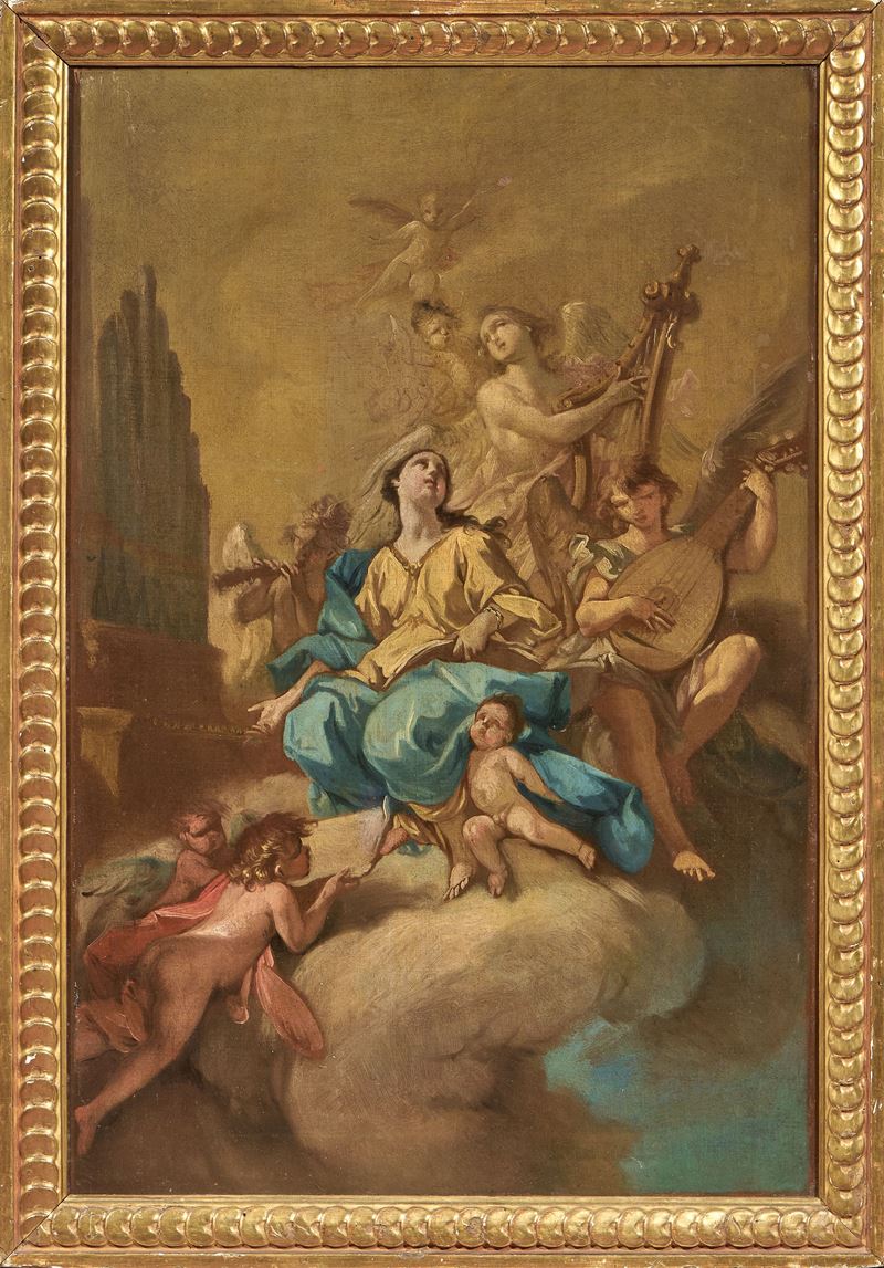 Sebastiano Galeotti - Santa Cecilia e gli Angeli Musicanti