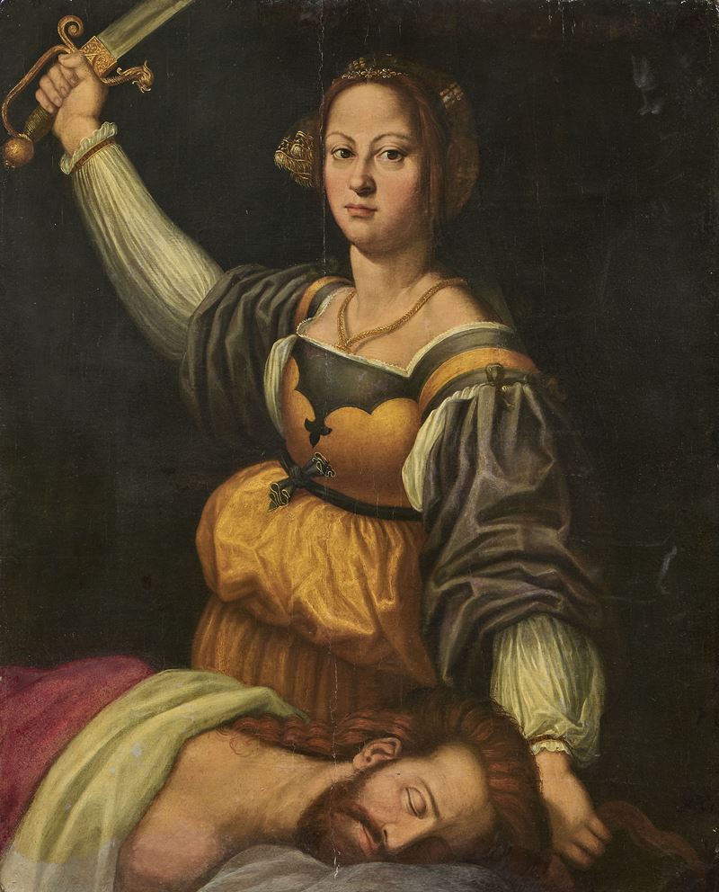Giuliano Bugiardini (attr. A) - Giuditta Decapita Oloferne