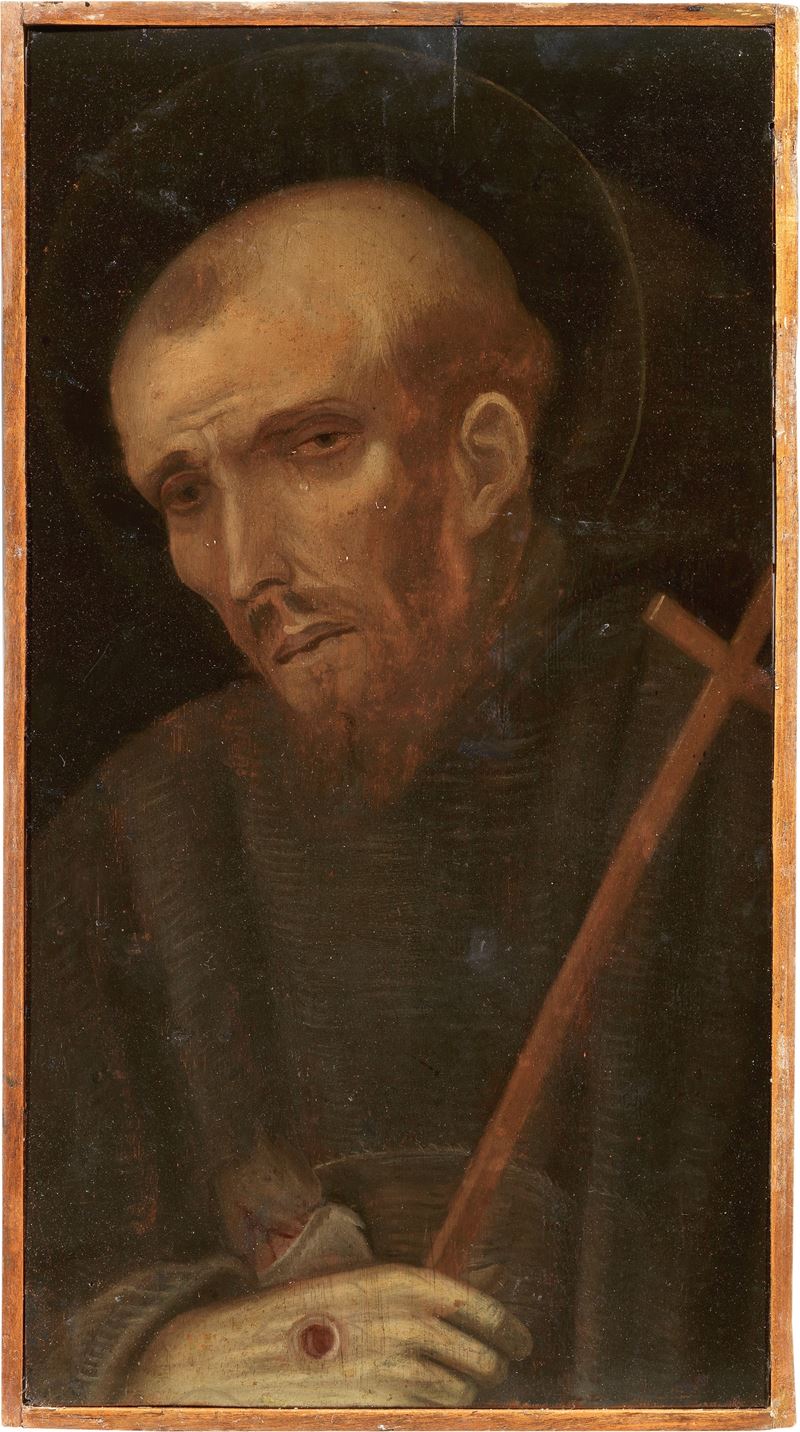 Scuola Spagnola Fine del XVI Secolo - San Francesco